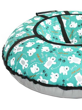 Тюбинг Triumf Active Люкс Pro Мишки бирюзовые 120 см