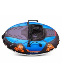 Надувные санки-тюбинг с сиденьем и ремнями Small Rider Asteroid Cosmos (синий)