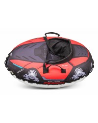 Надувные санки-тюбинг с сиденьем и ремнями Small Rider Asteroid Cosmos (красный)