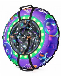Надувные санки-ватрушка (тюбинг) Small Rider UFO (CZ) (фиолетовый волк)