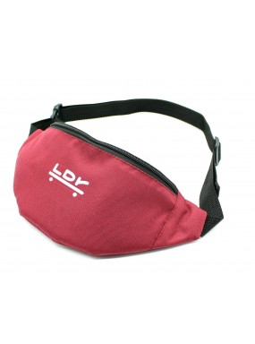 Сумка поясная LDR бордовая