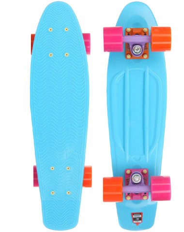 Пластборд   FROST LIGHT BLUE 6 X 22.5 Пенни борд для детей / подростков Пластборд   FROST LIGHT BLUE 6 X 22.5 Пенни борд для детей / подростков