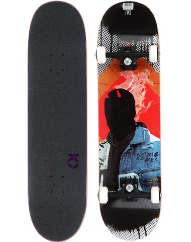 Скейтборд в сборе ЮНИОН Anonymous 8,25x31,875 Трюковый для детей / подростков