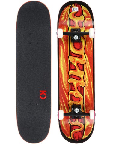 Скейтборд в сборе ЮНИОН Hotcat 8,125x31,75 Medium Трюковый для детей / подростков