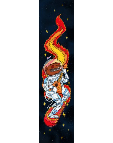 Шкурка Комета Космо-Медведь Красный / самоката