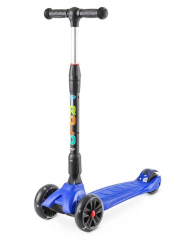 Самокат Rapid со светящимися колесами Синий трехколесный / кикборд Самокат Rapid со светящимися колесами Синий трехколесный / кикборд
