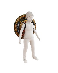 Ледянка-щит с ремнями, мягкая Small Rider Slider, 55 см (Гладиатор)