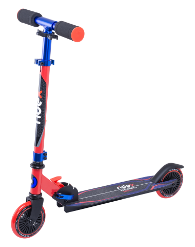 Самокат 2-колесный Rebel 125 мм, красный/синий Самокат 2-колесный Rebel 125 мм, красный/синий