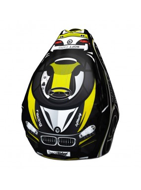 Мешок-рюкзак-подушка, спинка для тюбингов ST4, Small Rider Bags Машинки (BM желтый)