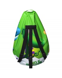 Мешок-рюкзак-подушка, спинка для тюбингов ST4, Small Rider Bags Динозаврики (зеленый) Мешок-рюкзак-подушка, спинка для тюбингов ST4, Small Rider Bags Динозаврики (зеленый)