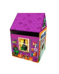 Домик-палатка с матрасиком влагостойкий с ковриком Small Rider House (гараж оранжевый)