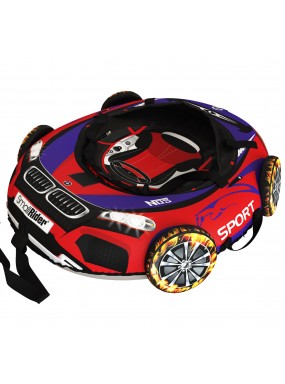 Тюбинг Small Rider Snow Tubes 4 ("Машинки XL" с колесами) (ВМ красно-синий)