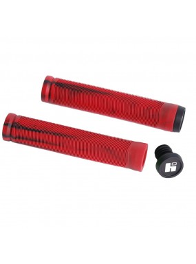 Грипсы HIPE H4 Duo, 155 мм black/red