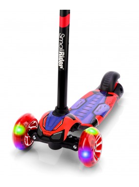 Детский трехколесный самокат со светящими колесами Small Rider Turbo 2 Spacecraft (красно-синий) Детский трехколесный самокат со светящими колесами Small Rider Turbo 2 Spacecraft (красно-синий)
