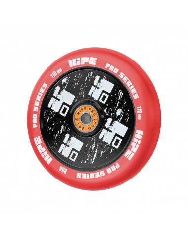 Колесо HIPE H4 110mm black/red для трюкового самоката Колесо HIPE H4 110mm black/red для трюкового самоката