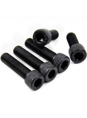 Болт Fox стальной под хомут 6*20 черный (комп.5 шт) Болт Fox стальной под хомут 6*20 черный (комп.5 шт)