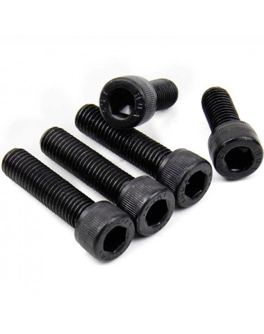 Болт Fox стальной под хомут 6*20 черный (комп.5 шт)