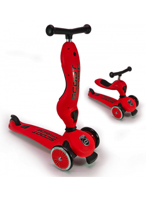 Детский трехколесный самокат с сиденьем Scoot&Ride HighwayKick 1 (Seat) (красный) Детский трехколесный самокат с сиденьем Scoot&Ride HighwayKick 1 (Seat) (красный)