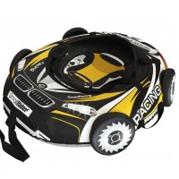 Тюбинг Small Rider Snow Tubes 4 ("Машинки XL" с колесами) (ВМ черно-желтый)