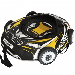 Тюбинг Small Rider Snow Tubes 4 ("Машинки XL" с колесами) (ВМ черно-желтый)
