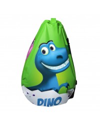 Мешок-рюкзак-подушка, спинка для тюбингов ST4, Small Rider Bags Динозаврики (зеленый) Мешок-рюкзак-подушка, спинка для тюбингов ST4, Small Rider Bags Динозаврики (зеленый)