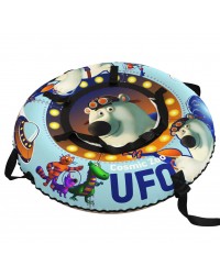 20' Тюбинг Small Rider Snow Tubes 4 ("UFO  100х100 см")  (синий медвежонок)