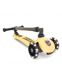 Складной трехколесный самокат со светящимися колесами Scoot&Ride Highway Kick 3 LED (лимон) Складной трехколесный самокат со светящимися колесами Scoot&Ride Highway Kick 3 LED (лимон)