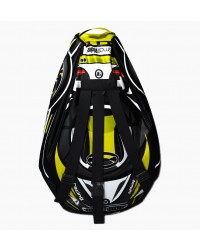 Мешок-рюкзак-подушка, спинка для тюбингов ST4, Small Rider Bags Машинки (BM желтый)