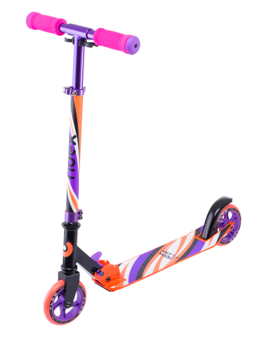 Самокат 2-колесный Flow 125 мм, фиолетовый/розовый Самокат 2-колесный Flow 125 мм, фиолетовый/розовый