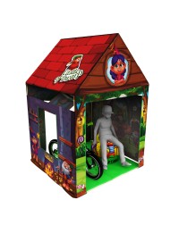 Домик-палатка с матрасиком влагостойкий с ковриком Small Rider House (замок гномиков зеленый)