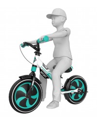 Беговел с 2 амортизаторами и 2 тормозами Small Rider Roadster Pro 4 (аква) Беговел с 2 амортизаторами и 2 тормозами Small Rider Roadster Pro 4 (аква)