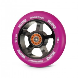 Колесо HIPE 5spoke 100mm black/purple для трюкового самоката