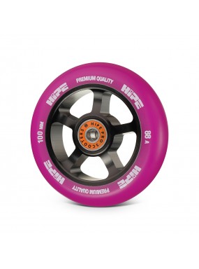 Колесо HIPE 5spoke 100mm black/purple Колесо HIPE 5spoke 100mm black/purple