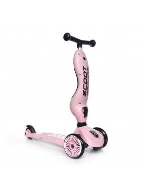 Детский трехколесный самокат с сиденьем Scoot&Ride HighwayKick 1 (Seat) (нежная роза) Детский трехколесный самокат с сиденьем Scoot&Ride HighwayKick 1 (Seat) (нежная роза)