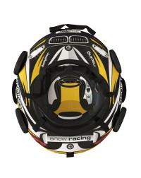 Тюбинг Small Rider Snow Tubes 4 ("Машинки XL" с колесами) (ВМ черно-желтый)