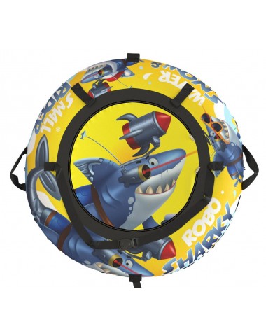  Тюбинг Small Rider Snow Tubes 4 ("Акула Робот 110 см")  (желтый)