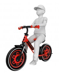 Детский алюминиевый беговел Small Rider Roadster 3 (Classic AIR)  (красный)