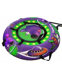 20' Тюбинг Small Rider Snow Tubes 4 ("UFO 100х100 см") (фиолетовый волк) 20' Тюбинг Small Rider Snow Tubes 4 ("UFO 100х100 см") (фиолетовый волк)