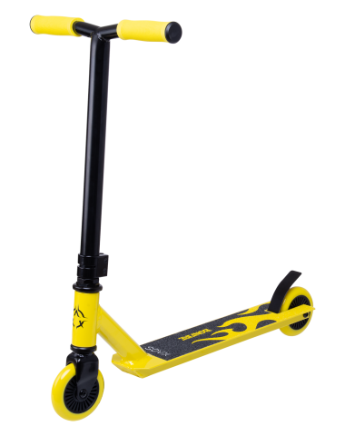 Самокат трюковый Bonfire Yellow 100 мм