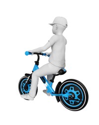 Детский алюминиевый беговел Small Rider Roadster 3 (Classic AIR)  (синий)