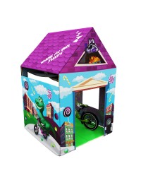 Домик-палатка с матрасиком влагостойкий с ковриком Small Rider House (гараж синий)