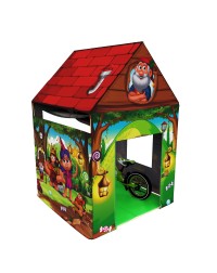 Домик-палатка с матрасиком влагостойкий с ковриком Small Rider House (замок гномиков зеленый)