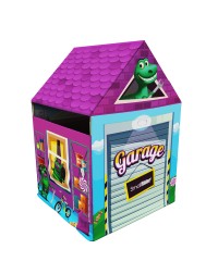 Домик-палатка с матрасиком влагостойкий с ковриком Small Rider House (гараж синий)