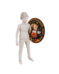 Ледянка-щит с ремнями, мягкая Small Rider Slider, 55 см (Гладиатор)