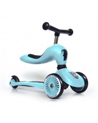 Детский трехколесный самокат с сиденьем Scoot&Ride HighwayKick 1 (Seat) (голубика) Детский трехколесный самокат с сиденьем Scoot&Ride HighwayKick 1 (Seat) (голубика)