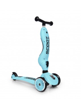 Детский трехколесный самокат с сиденьем Scoot&Ride HighwayKick 1 (Seat) (голубика) Детский трехколесный самокат с сиденьем Scoot&Ride HighwayKick 1 (Seat) (голубика)