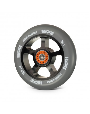 Колесо HIPE 5spoke 100mm black/grey для трюкового самоката