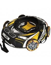 Тюбинг Small Rider Snow Tubes 4 ("Машинки XL" с колесами) (ВМ черно-желтый)