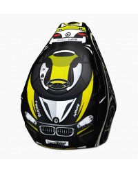 Мешок-рюкзак-подушка, спинка для тюбингов ST4, Small Rider Bags Машинки (BM желтый)