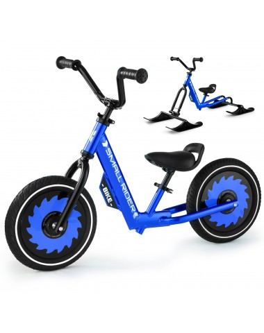 Беговел-снегкат с лыжами и колесами Small Rider Roadster - X Combo (синий)